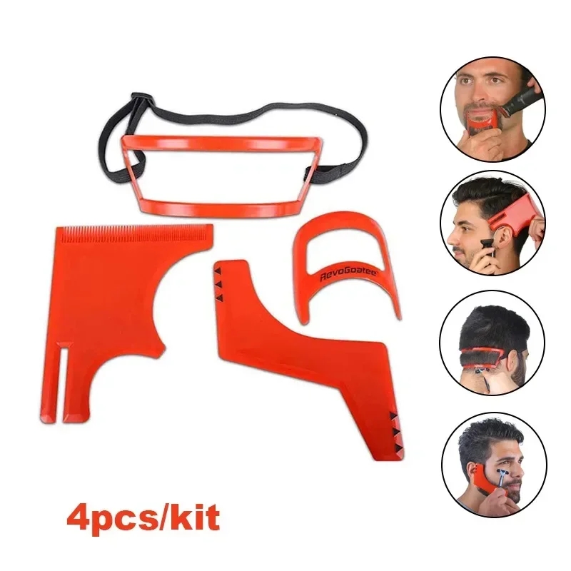 Men'S Grooming Haircut - 2/4 Stuks Mannen Baard Kammen Haartrimmers