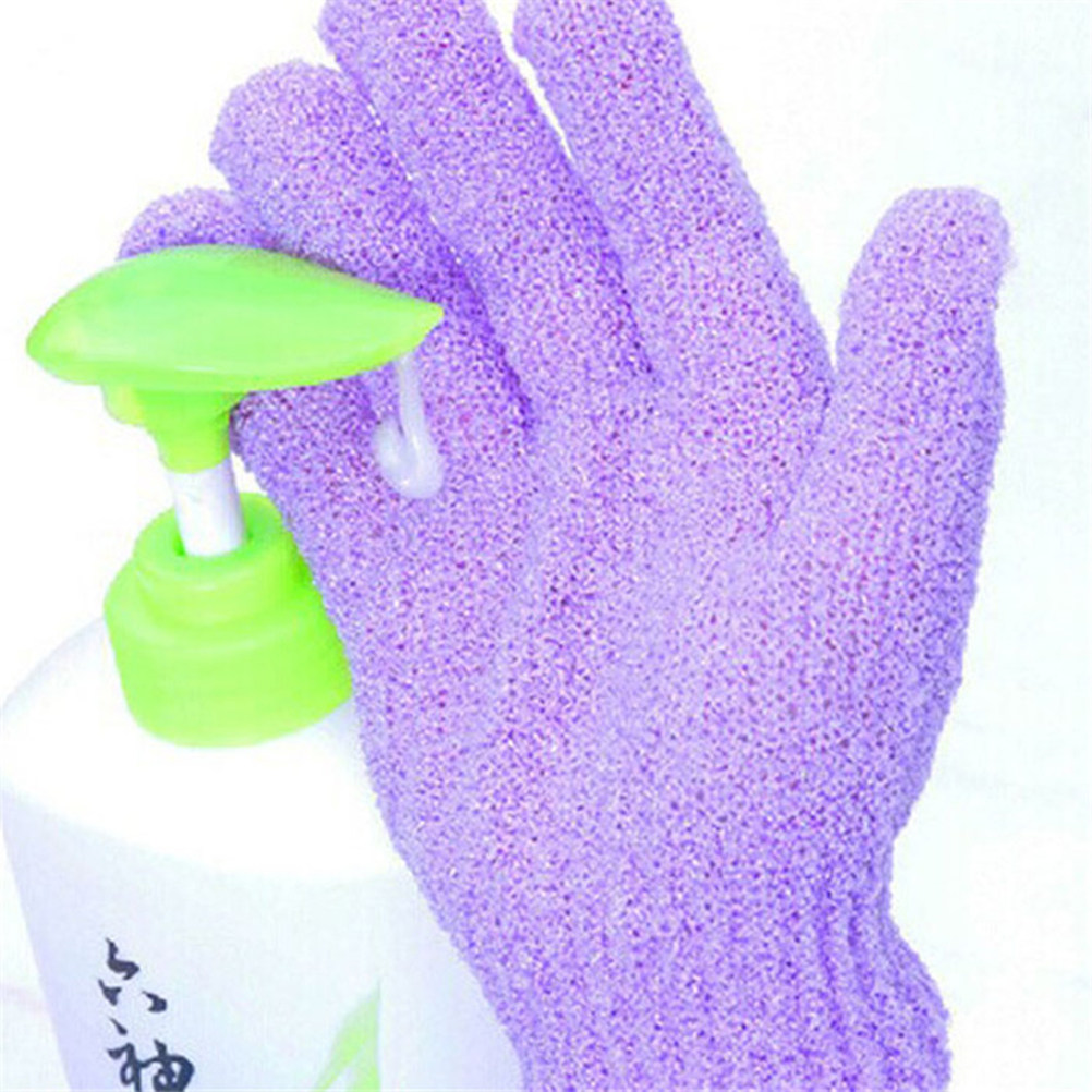 Exfoliating Scrub Mens - 2 stuks douche-exfoliërende handschoenen lichaamscrubber voor