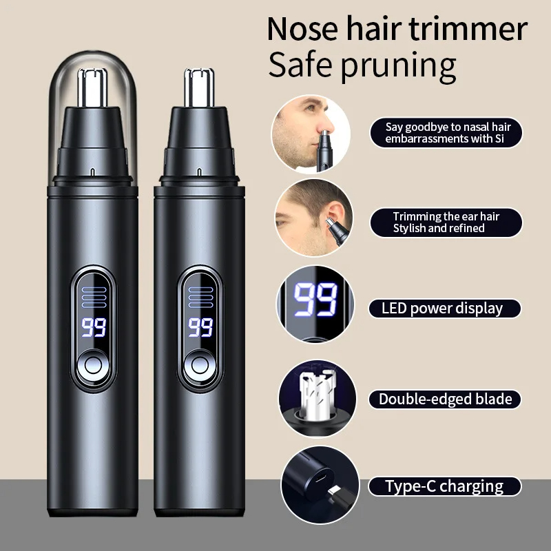 Men'S Grooming Haircut - Mini Pocket Neus Tondeuse Pijnloze Clipper