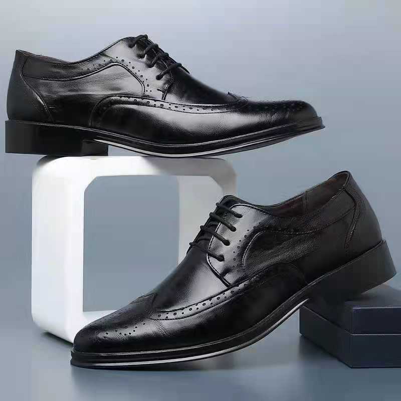 Men'S Grooming Oxford - Nieuwe zomer heren brogue oxfords gesneden