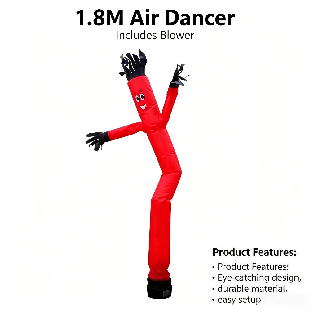Men'S Grooming Wedding Day - 1,8m kleine opblaasbare dansende luchtfiguur, lucht