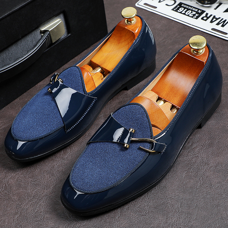 Men'S Grooming Oxford - Luxe Designer Nieuwe Bruidegom Puntige Suède