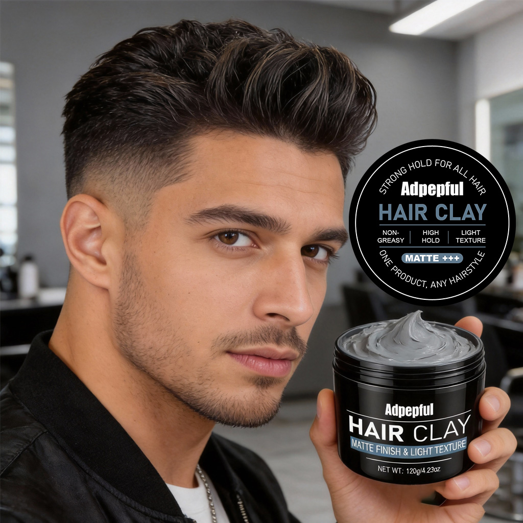 Pomade Hair Clay - Adglamful Matte Styling Clay 120g Sterke