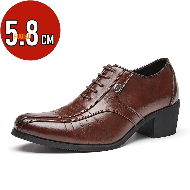 Men'S Grooming Oxford - Luxe Hoge Hak Herenschoenen Mode Man