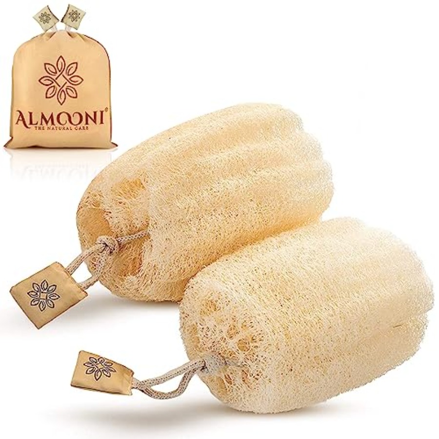 Exfoliating Scrub Mens - Natuurlijke Loofah Exfoliërende Lichaamscrubber voor Mannen