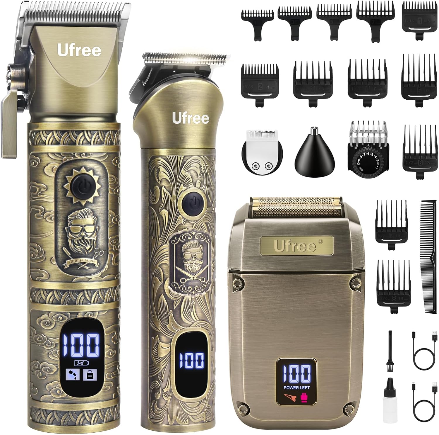 Men'S Grooming Products Kit - Baardtrimmer Haarknipmachine voor mannen, draadloze elektrische
