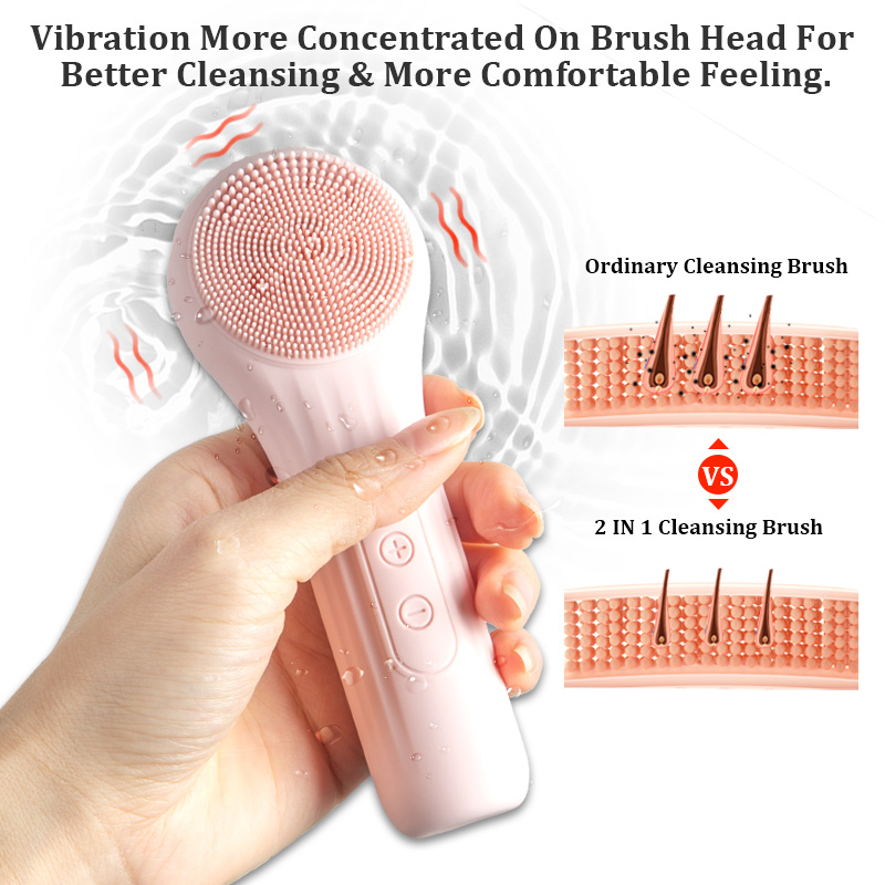 Exfoliating Scrub Mens - Sonic waterdichte gezichtsreinigingsborstel voor mannen en