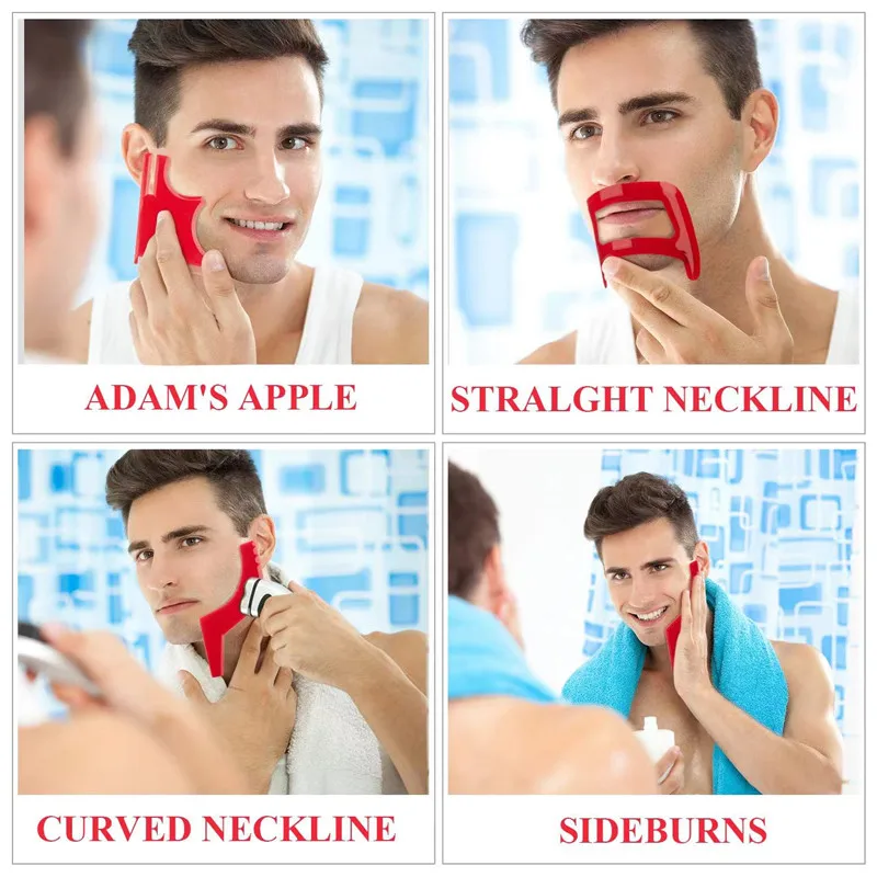 2/4 Stuks Mannen Baard Kammen  - Men'S Grooming Haircut recensie en prijs