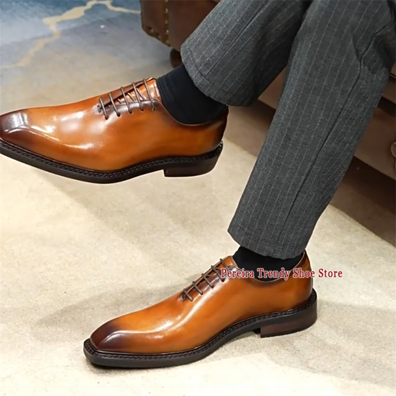 Zakelijke herenschoenen met vi - Men'S Grooming Oxford recensie en prijs