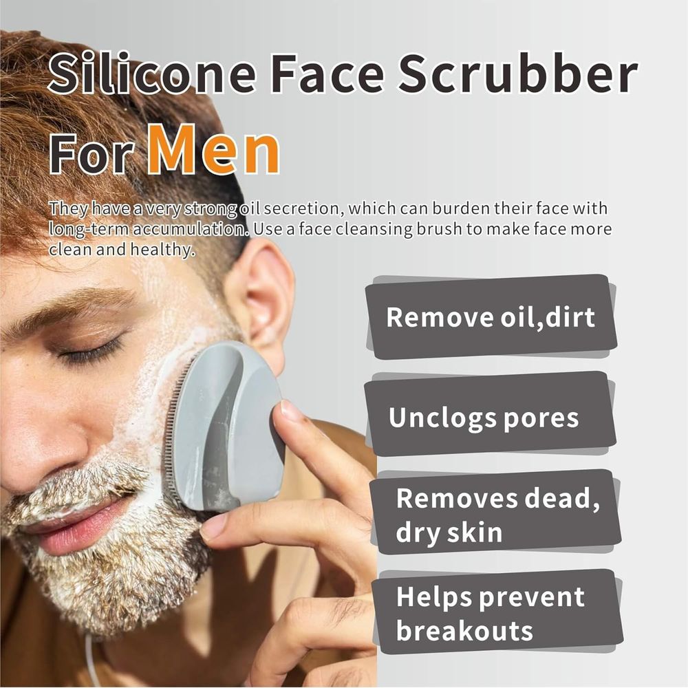Silicone Ace Scrubber Reinigin - Exfoliating Scrub Mens recensie en prijs