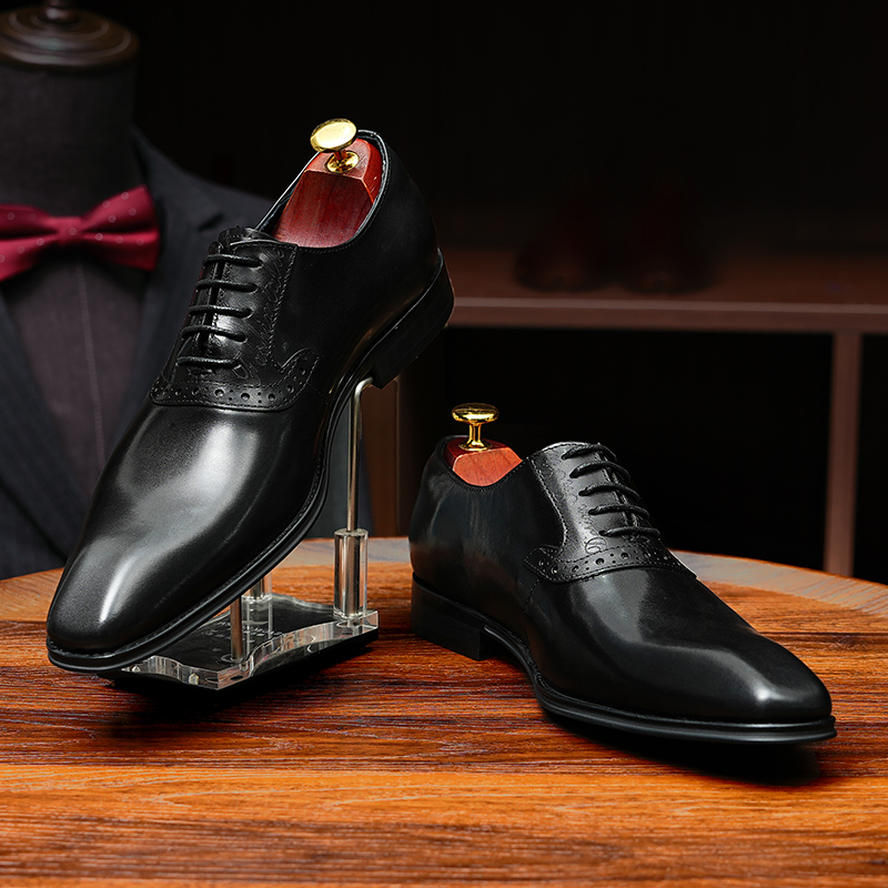 Oxford schoenen met puntige ne - Men'S Grooming Oxford recensie en prijs