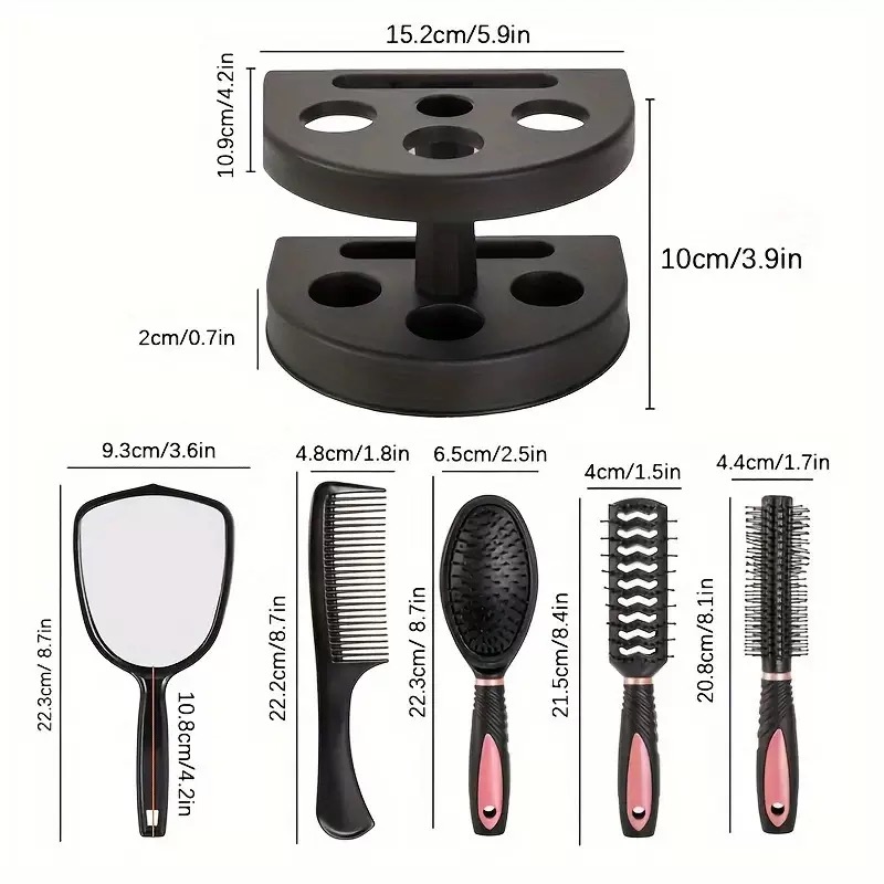 5-in-1 spiegel- en kamset met  - Men'S Grooming Mirror recensie en prijs