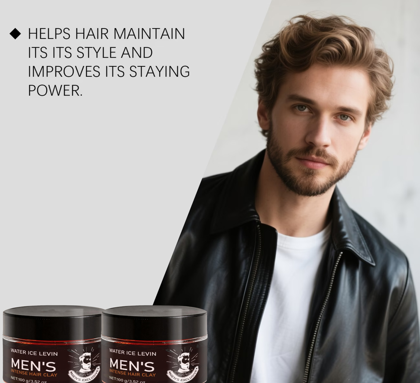 Haarklei voor mannen met stevi - Pomade Hair Clay recensie en prijs
