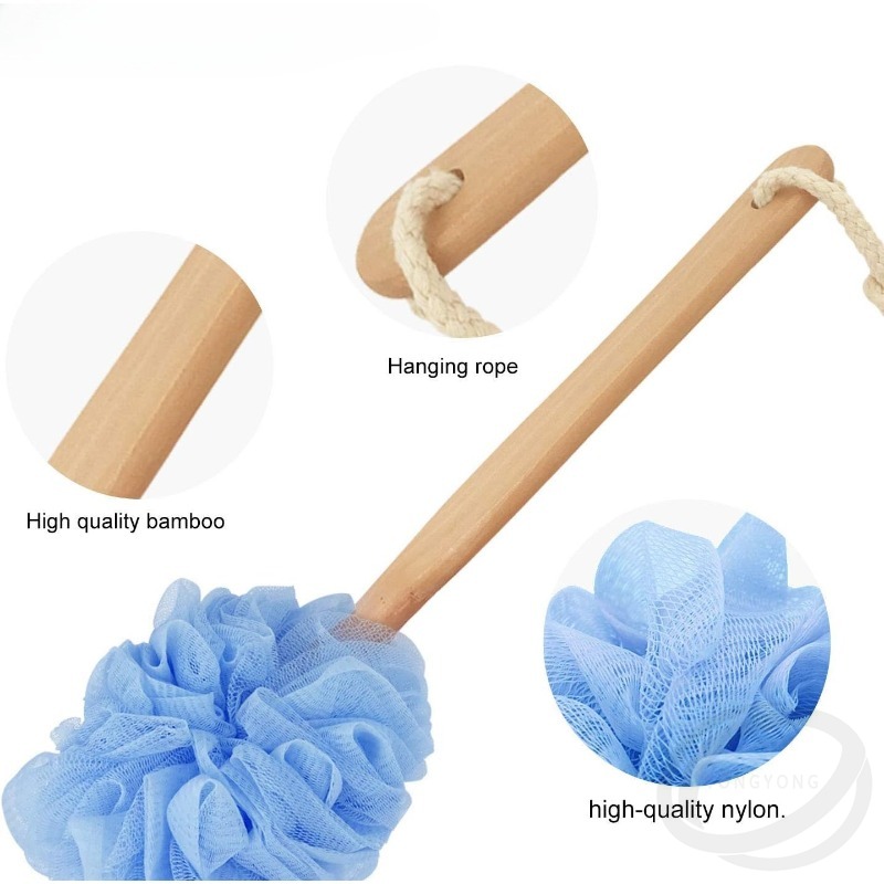 1PCS Lange Steel Houten Badbor - Exfoliating Scrub Mens recensie en prijs