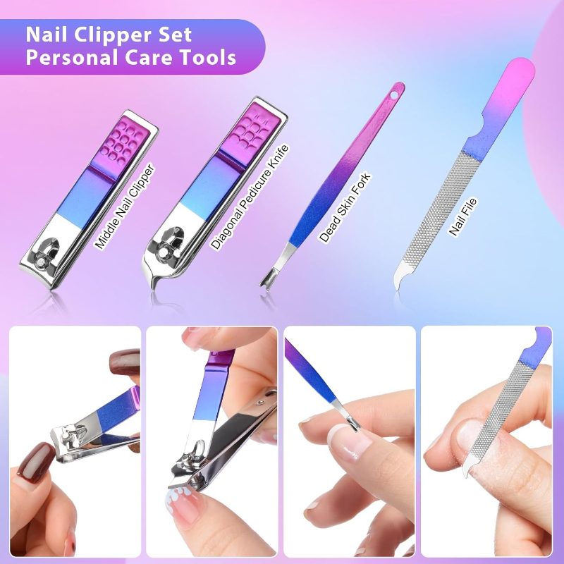 Manicureset Nagelknippers Pedi - Mens Grooming Kit Gift Set recensie en prijs
