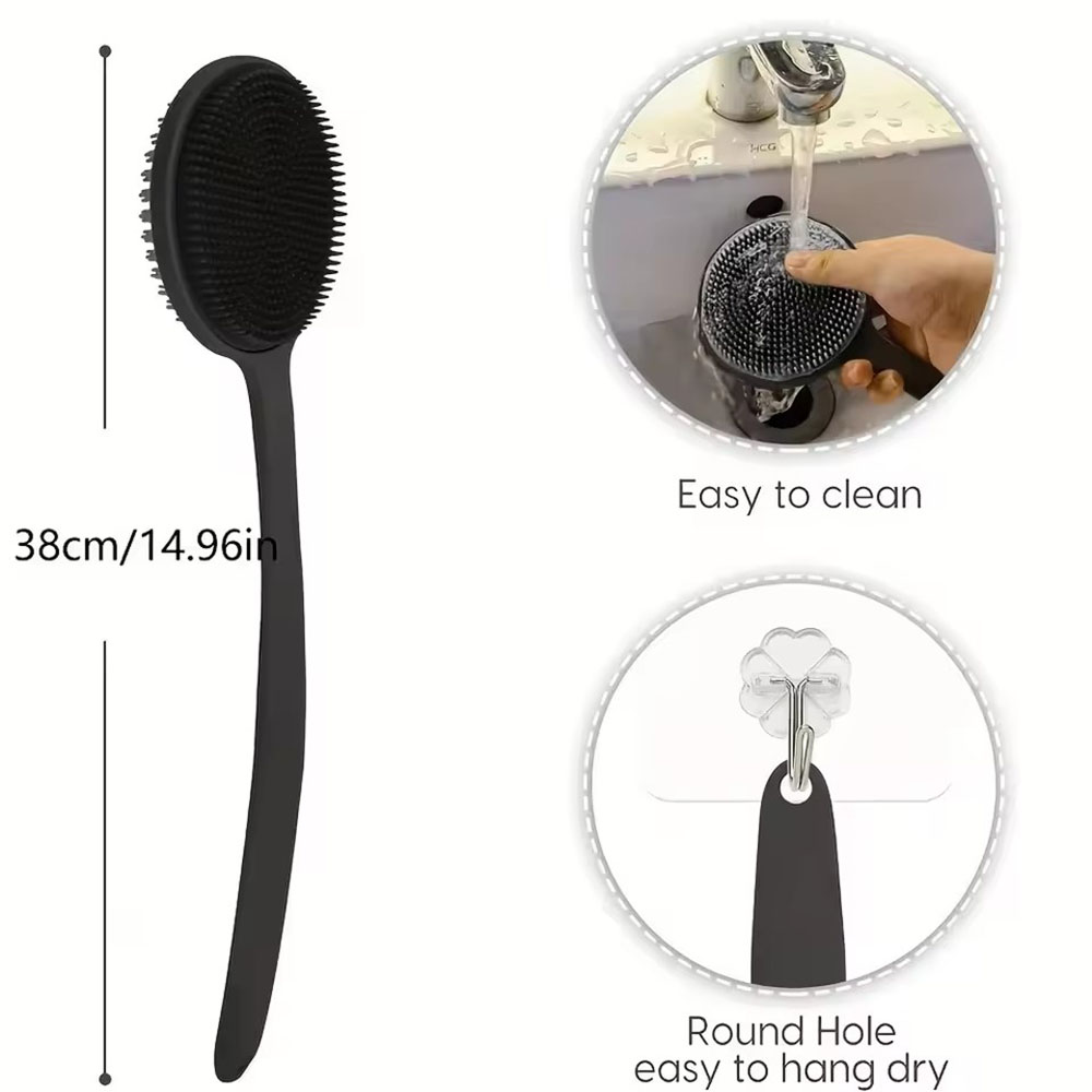 1 st Siliconen Terug Scrubber  - Exfoliating Scrub Mens recensie en prijs
