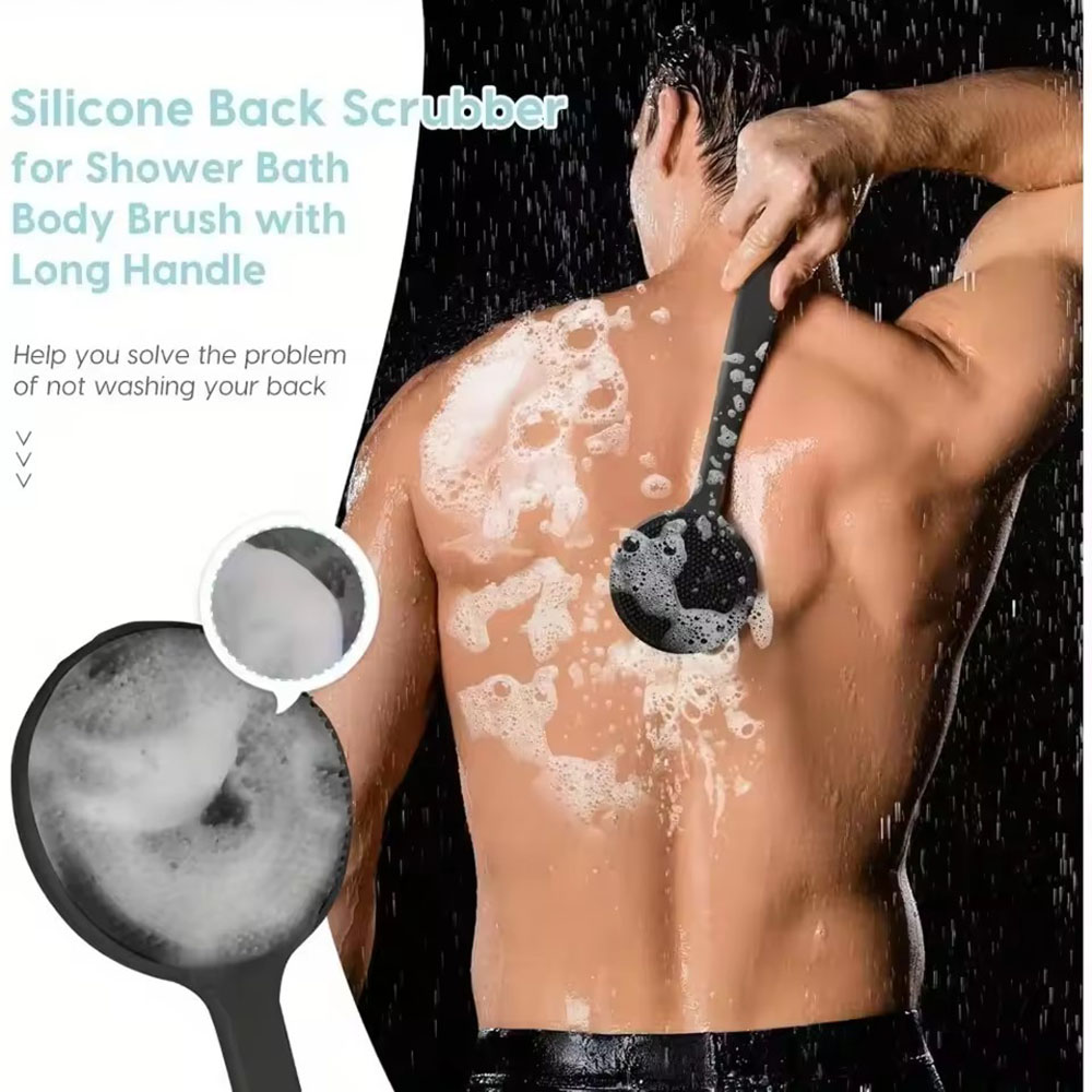 1 st Siliconen Terug Scrubber  - Exfoliating Scrub Mens recensie en prijs