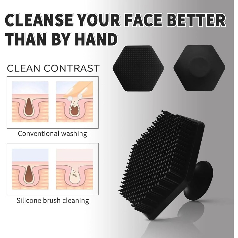 1 siliconen gezichtsreinigings - Exfoliating Scrub Mens recensie en prijs