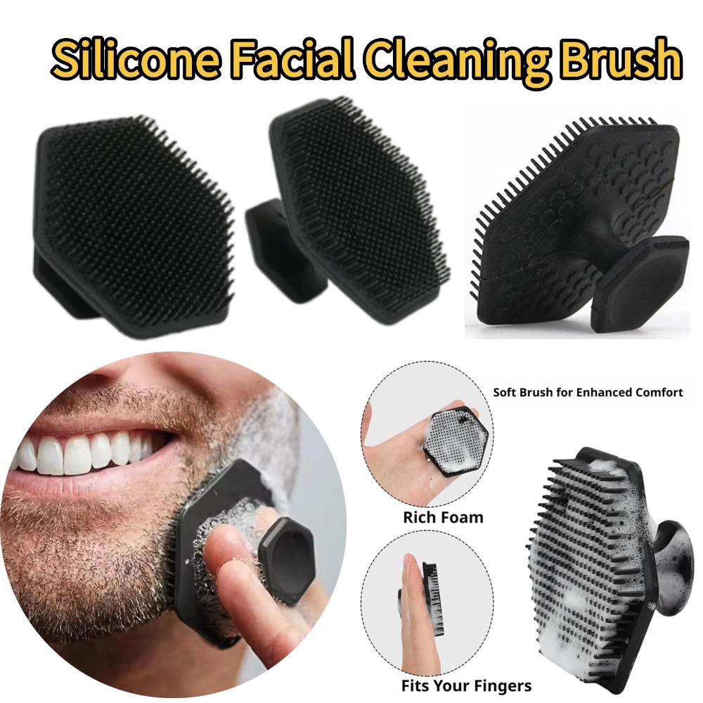 Silicone gezichtsreinigingsbor - Exfoliating Scrub Mens recensie en prijs