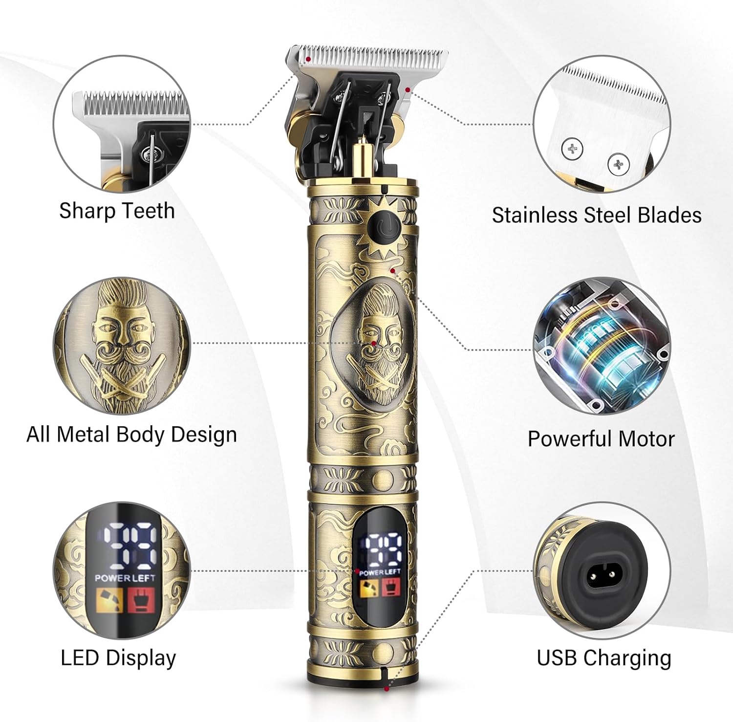 Professionele haarclippers voo - Men'S Grooming Products Kit recensie en prijs