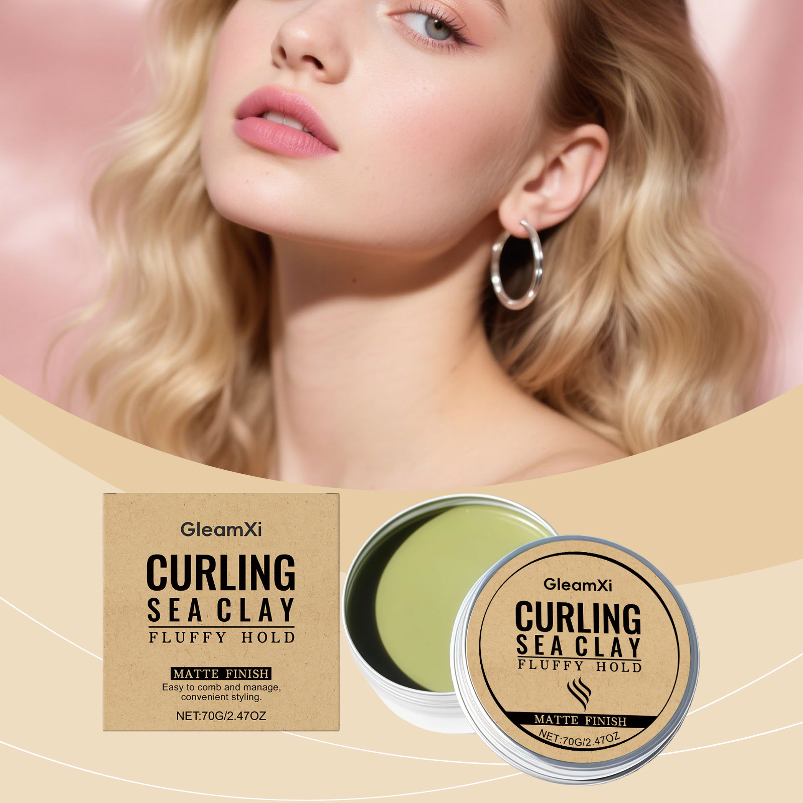 Krulhaarstylingklei - Flexibel - Pomade Hair Clay recensie en prijs