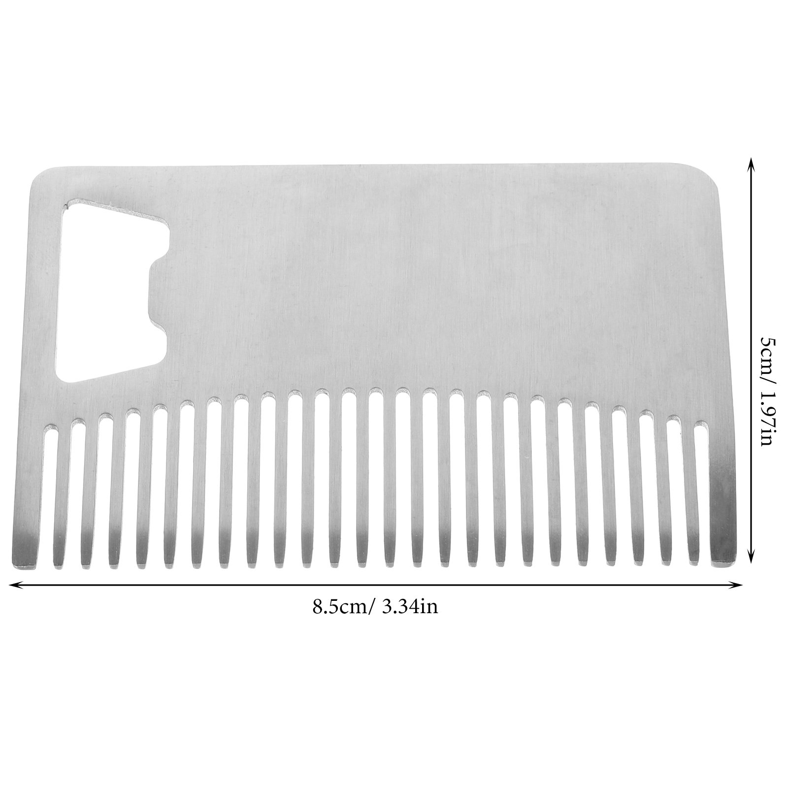 Roestvrijstalen baardkam, draa - Grooming Men'S Hair recensie en prijs