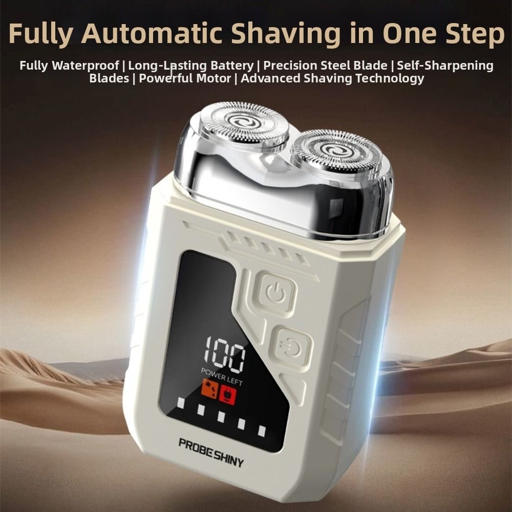 2-in-1 Mini Elektrische Scheer - Men'S Grooming Mirror recensie en prijs