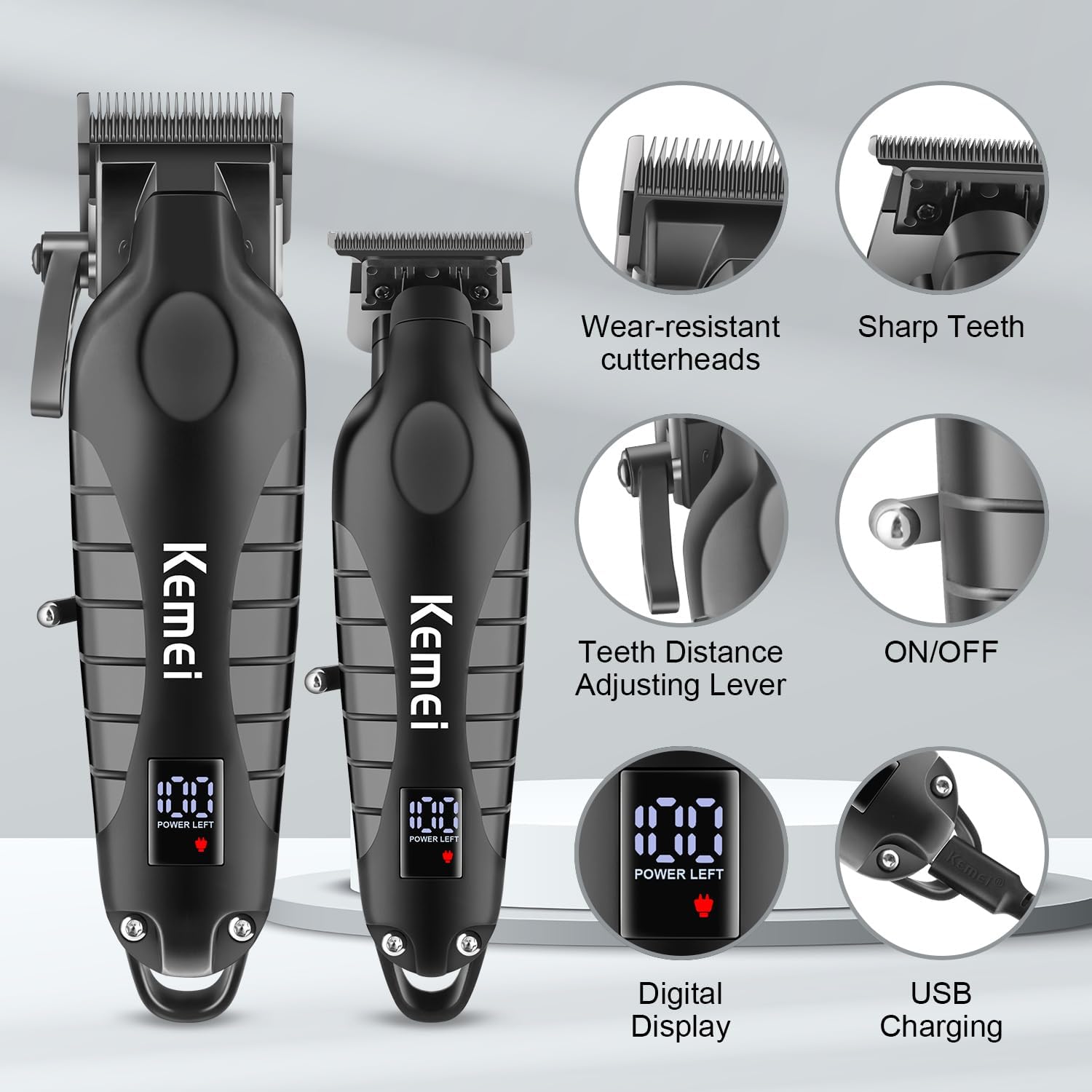 Kemei tondeuse set voor mannen - Beard Trimmer Cordless recensie en prijs