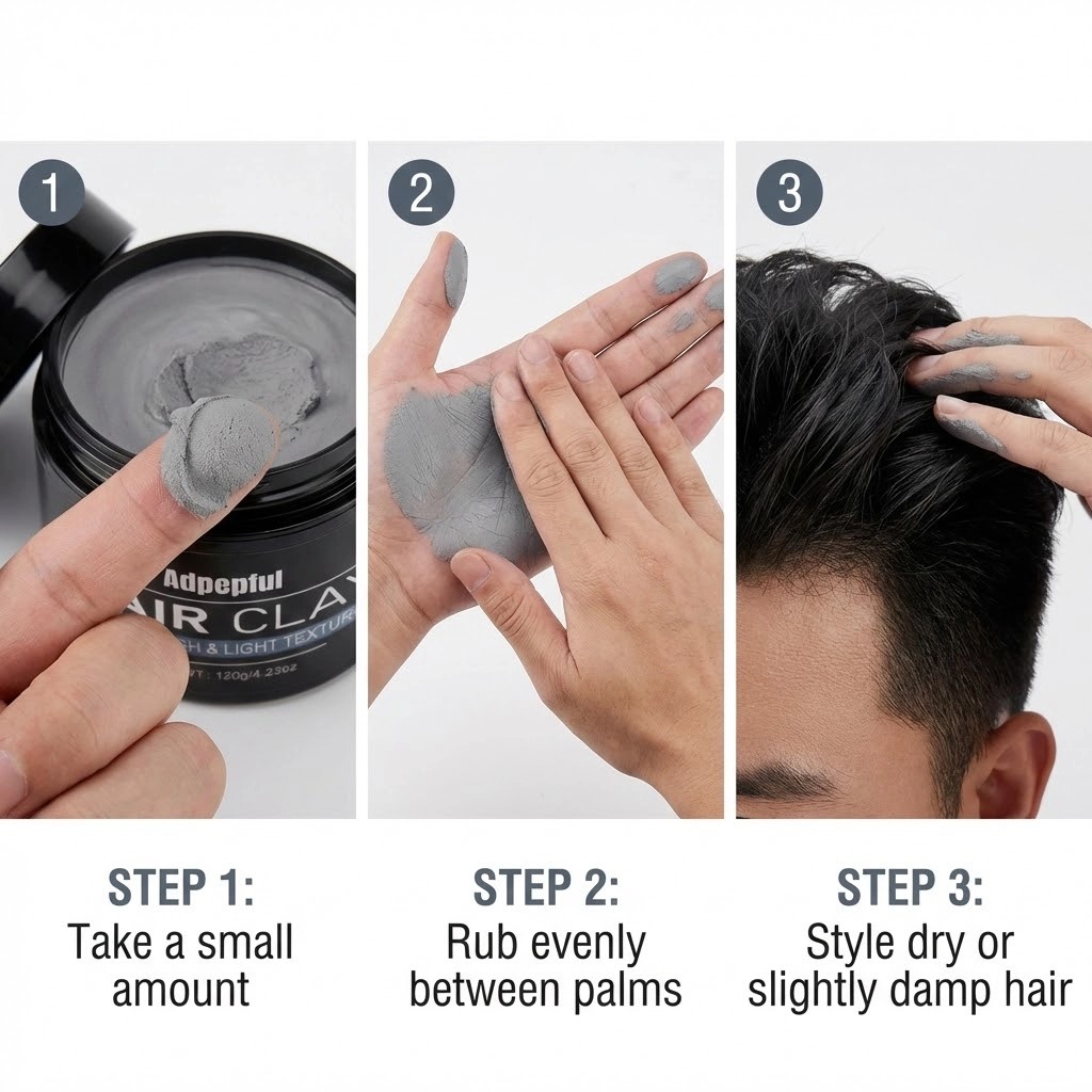 Matte Finish Haarklei 120g Nie - Pomade Hair Clay recensie en prijs