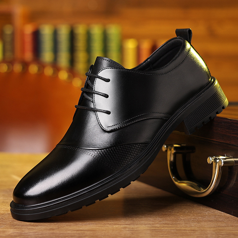 Heren zwart echt leer getextur - Men'S Grooming Oxford recensie en prijs