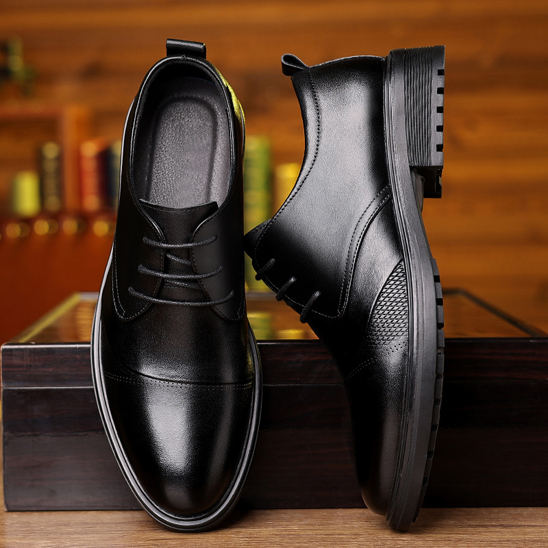Heren zwart echt leer getextur - Men'S Grooming Oxford recensie en prijs