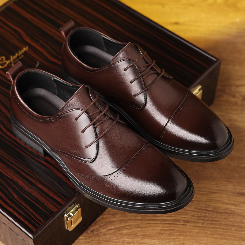 Heren zwart echt leer getextur - Men'S Grooming Oxford recensie en prijs
