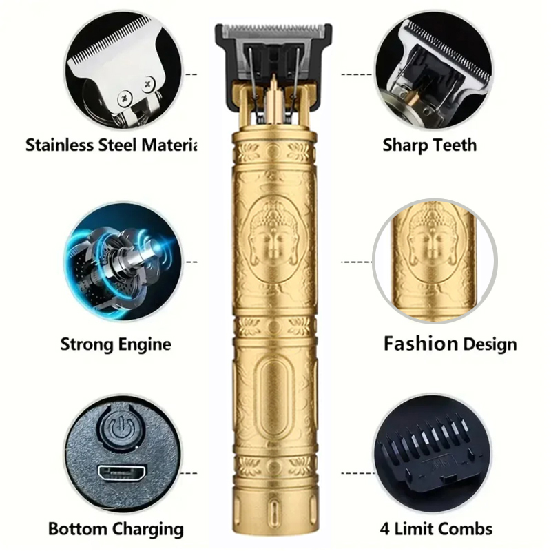 Draadloze T9 haartrimmer voor  - Beard Trimmer Cordless recensie en prijs