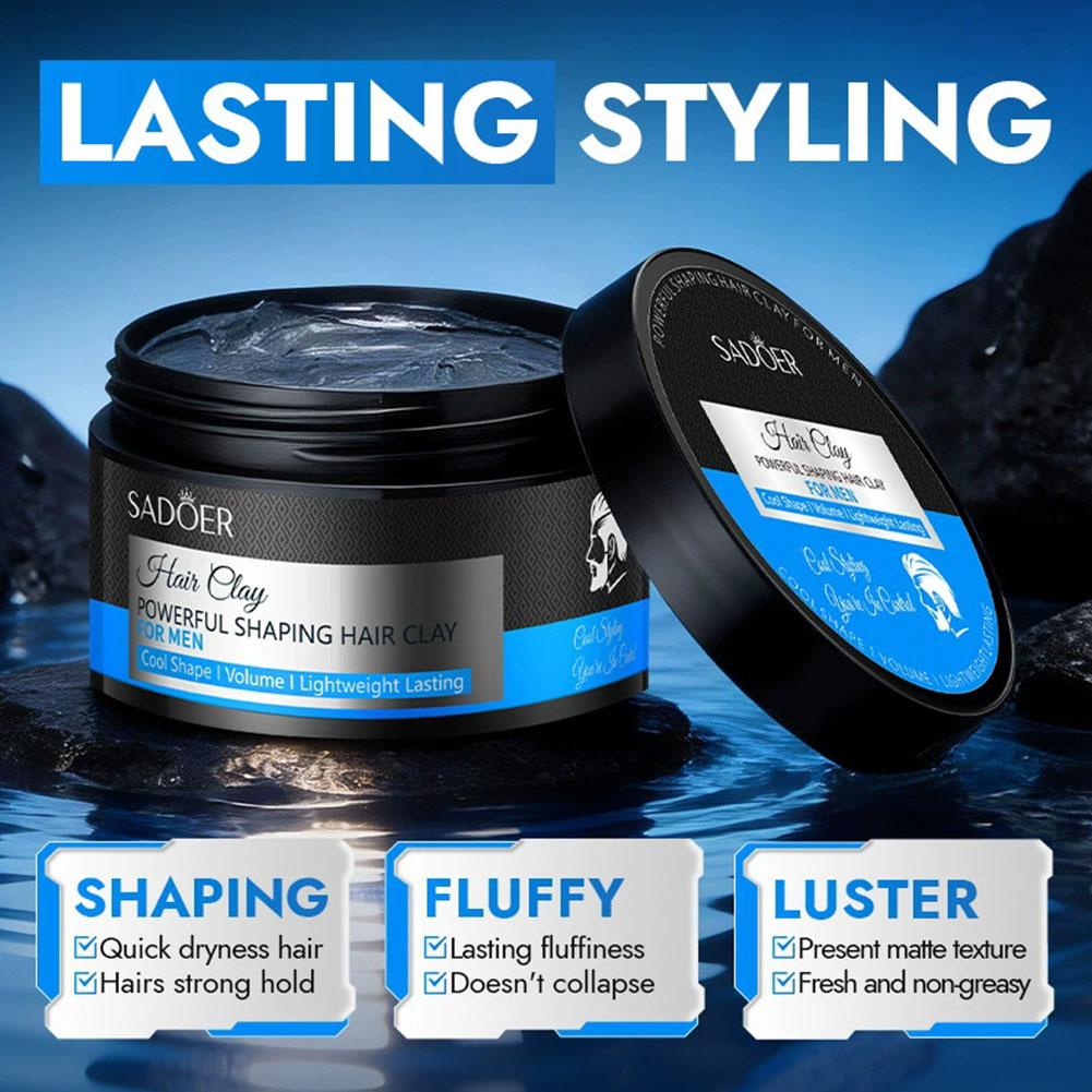 Haarwax voor mannen, sterke st - Pomade Hair Clay recensie en prijs