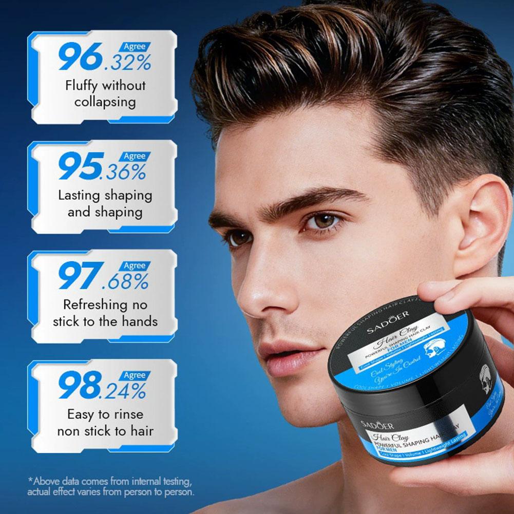 Haarwax voor mannen, sterke st - Pomade Hair Clay recensie en prijs